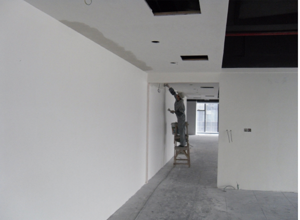 辦公室裝修施工現(xiàn)場(chǎng)實(shí)景圖