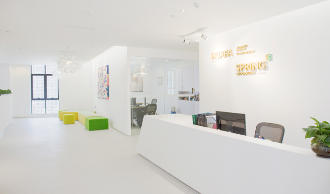 重慶辦公室裝修形象墻、logo墻、標志墻怎么合理設計