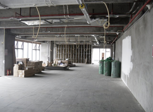 辦公室裝修施工現(xiàn)場(chǎng)實(shí)景圖