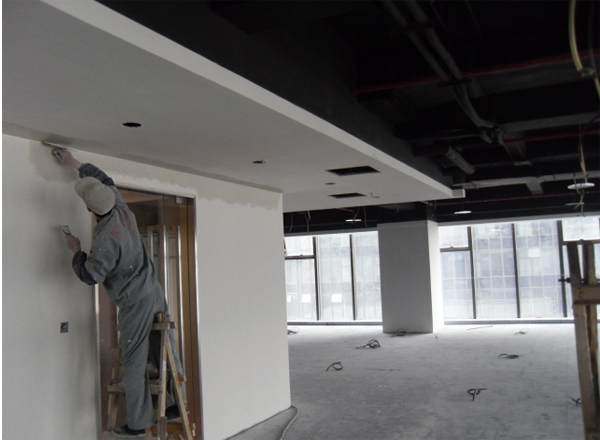 辦公室裝修施工現(xiàn)場(chǎng)實(shí)景圖